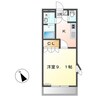 シャトーリバティー 1Kの間取り