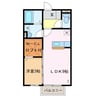 シャルマン高茶屋 1LDKの間取り