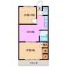 メゾンひかり館 2DKの間取り