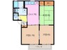 オークコート 3DKの間取り