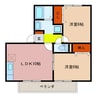 ｆｉｎｄ　ｂｉｒｄｉｅ　Ａ 2LDKの間取り
