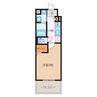 Ｋ Ｓｍａｒｔ ＨＩＳＡＩ 1Kの間取り