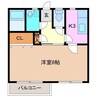コーポＮ　Ｂ 1Kの間取り