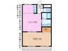 カンタベリーⅡ 1LDKの間取り