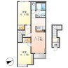 エルシャトーⅢ 2LDKの間取り