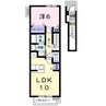ブルックリンハイツＣ 1LDKの間取り