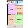 コーポかがみ 3DKの間取り