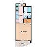 パレドールＫｏｎｉｓｈｉ 1Kの間取り