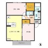 ｆｉｎｄ ｂｉｒｄｉｅ　Ｄ 2LDKの間取り