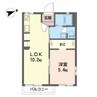 ハイムU 1LDKの間取り