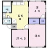メゾン大国　Ａ棟 3DKの間取り