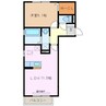 ジークレフ 1LDKの間取り