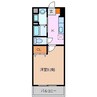ブルースカイマンションⅩ 1Kの間取り
