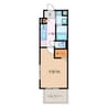 Ｋ Ｓｍａｒｔ ＨＩＳＡＩ 1Kの間取り