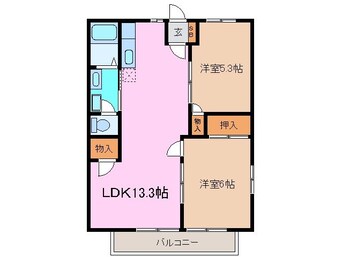 間取図 クイーンズタウン元町　Ι棟