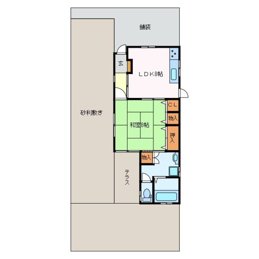 間取図 近藤様貸家