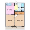 メゾン　ド　さくら 2Kの間取り