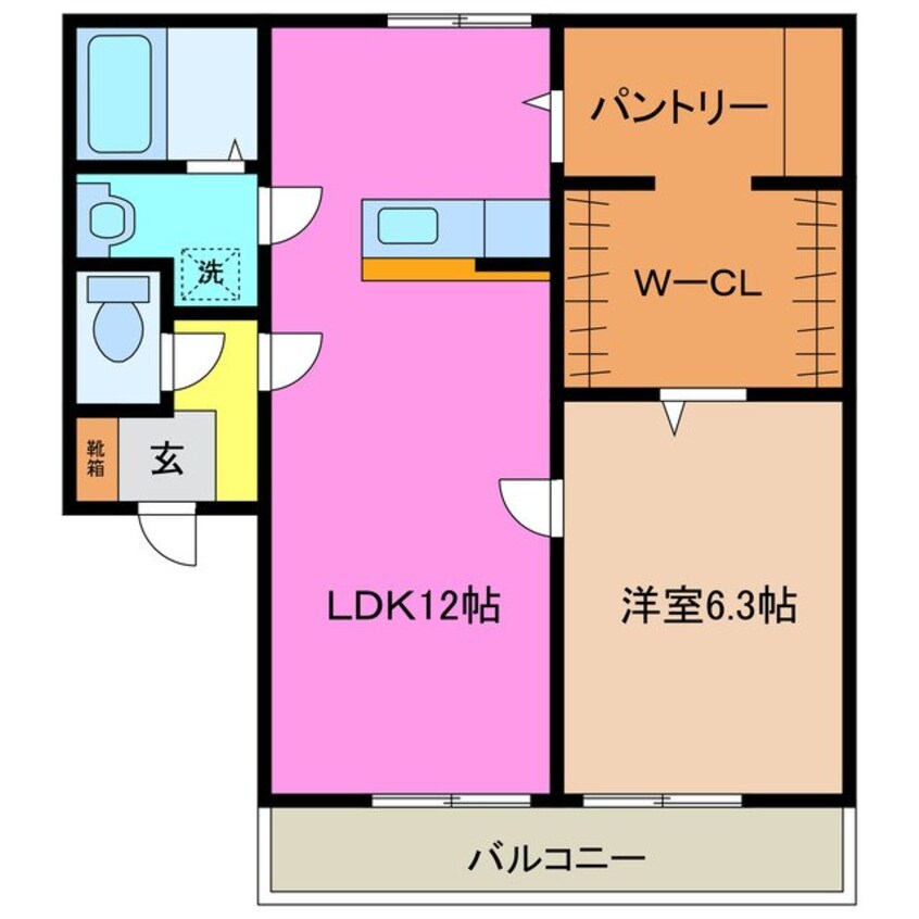 間取図 ホワイトピア米津