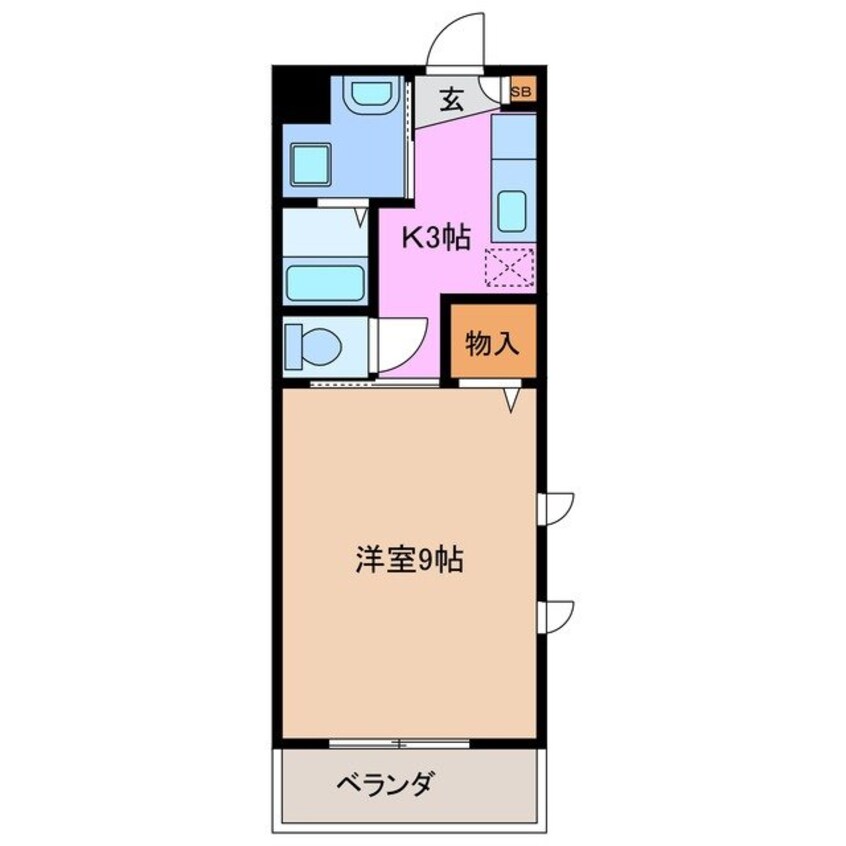 間取図 アンジュール川方