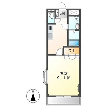 間取図 カンタベリーⅢ