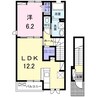 ソラーナＢ棟 1LDKの間取り