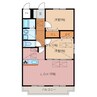 ルネスガーデンコート 2LDKの間取り