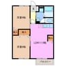 セレソ　Ｂ棟 2LDKの間取り