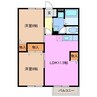 セレソ　Ｂ棟 2LDKの間取り