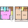 杉山ハイツⅡ 2LDKの間取り