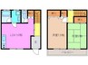 杉山ハイツⅡ 2LDKの間取り