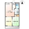 ダイヤマンションＡ・Ｂ棟 2LDKの間取り