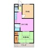 メゾンひかり館 2DKの間取り