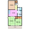 コーポエガルティ 3DKの間取り