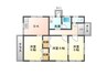 久居万町一戸建て 3DKの間取り