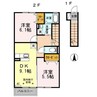 ＭＡＲＣＨＥ　高茶屋 2DKの間取り