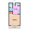 第二メゾン山本 1Kの間取り