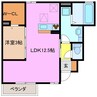 ＲＥＳＩＤＥＮＣＥ高茶屋　A棟 1LDKの間取り