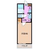 ジュネス久居 1Kの間取り