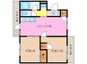 パークテラス 2LDKの間取り