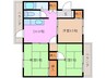 パークテラス 3DKの間取り