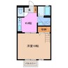 プレイズ　Ｂ 1Kの間取り