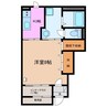 Luana 1Kの間取り