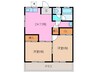稲垣アパート2 2DKの間取り