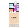 プレジール一志 1Kの間取り