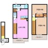 シャルマンT2　B棟 2LDKの間取り