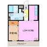 ツーファイブ 1LDKの間取り