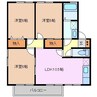 ファミーユ２１　Ｂ 3LDKの間取り