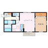 メゾン　アルトウム 1LDKの間取り