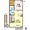 Residence垂水 1LDKの間取り