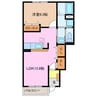 パストラーレ涼　Ａ棟 1LDKの間取り